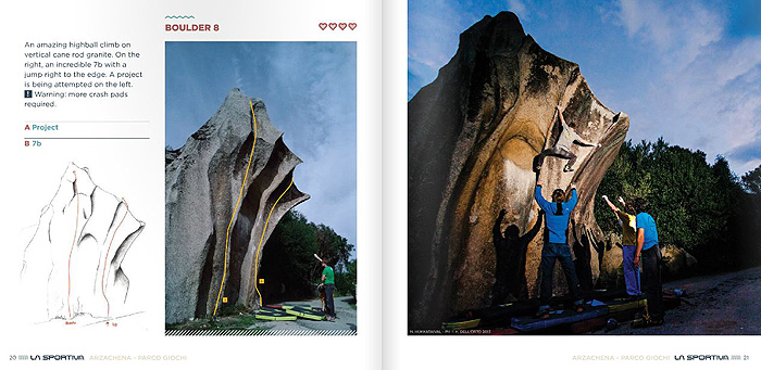 guidebook bouldering climbing sardinia sportiva