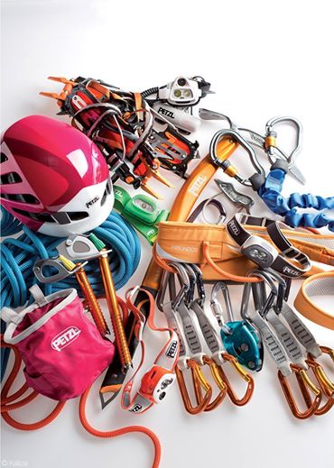 materiel escalade petzl
