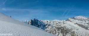 bel oiseau versant ouest emosson ski rando