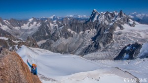 voie rebuffat aiguille midi