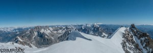 panorama mont blanc tacul