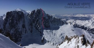 ski couloir couturier aiguille verte