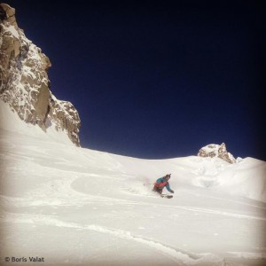 ski petit envers chamonix