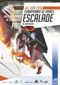 championnat france 2016 escalade pau difficulte