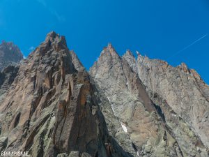 escalade envers aiguilles chamonix