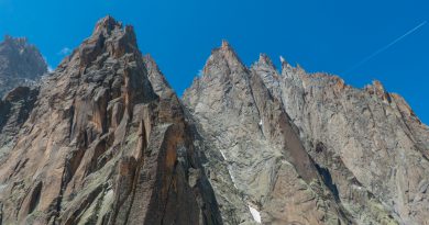 escalade envers aiguilles chamonix