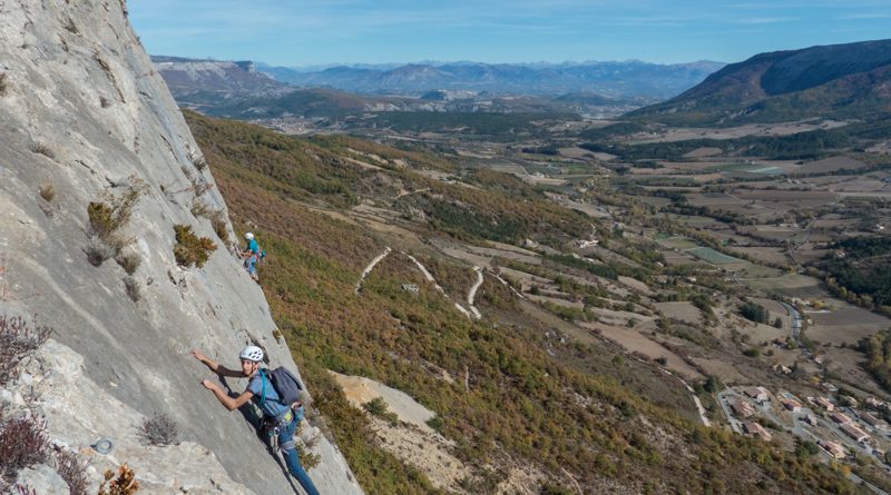 escalade orpierre grande voie