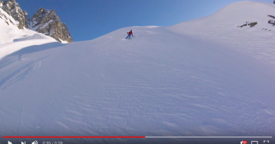ski randonnée envers aiguilles rouges