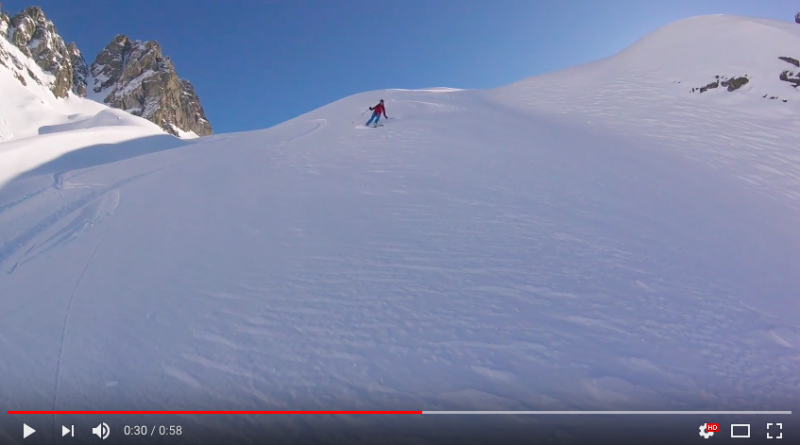 ski randonnée envers aiguilles rouges