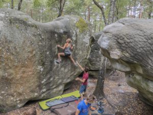 stage escalade fontainebleau