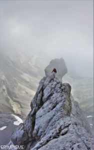 arete doigt pointe percee escalade