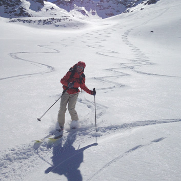 initiation ski rando simplon