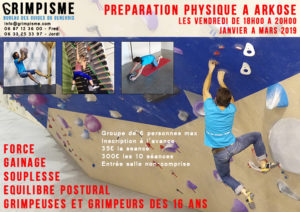 preparation physique arkose escalade