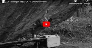 shawn raboutou video bloc escalade