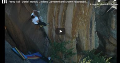 Vidéo bloc: highballs "Pretty Tall" à Rocklands, Daniel Woods, Shawn Raboutou, Giuliano Cameroni