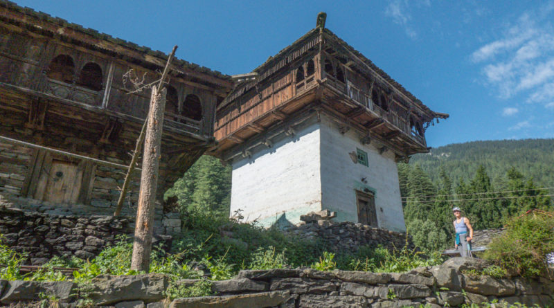 pulga, vallée de la parvati, inde, himalaya