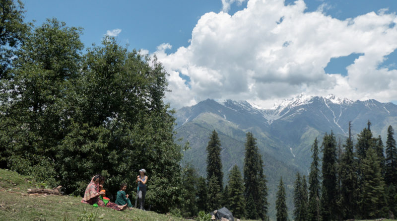 pulga, vallée de la parvati, inde, himalaya