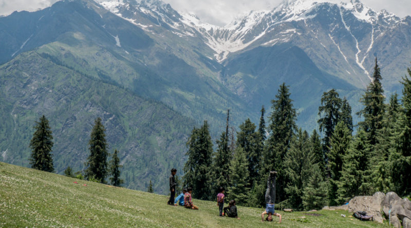 pulga, vallée de la parvati, inde, himalaya