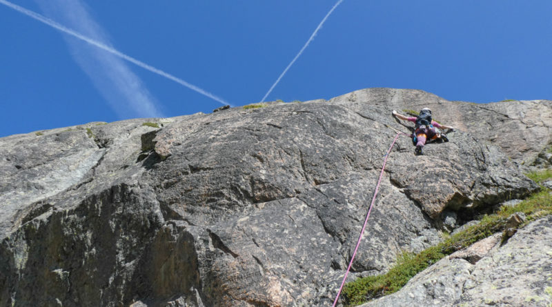 voie escalade golden pillar emosson