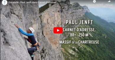 Paul Jenft, un grimpeur de compétition dans "Carnet d'adresse"