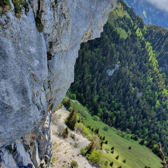 Pilier sud-ouest, Rochers de Leschaux