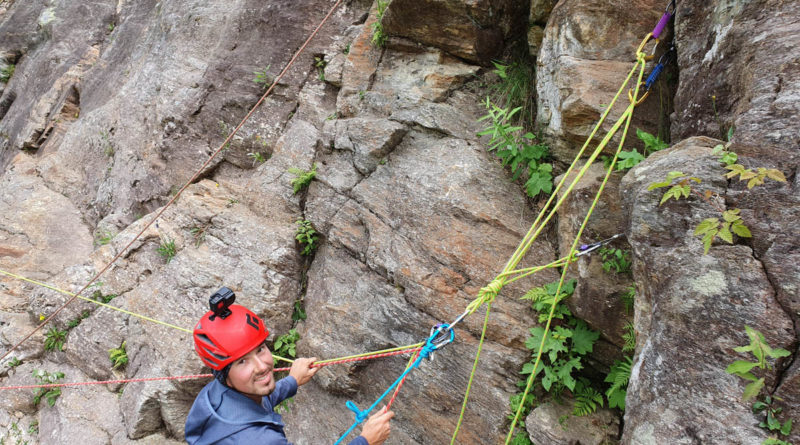 initiation escalade grandes voies