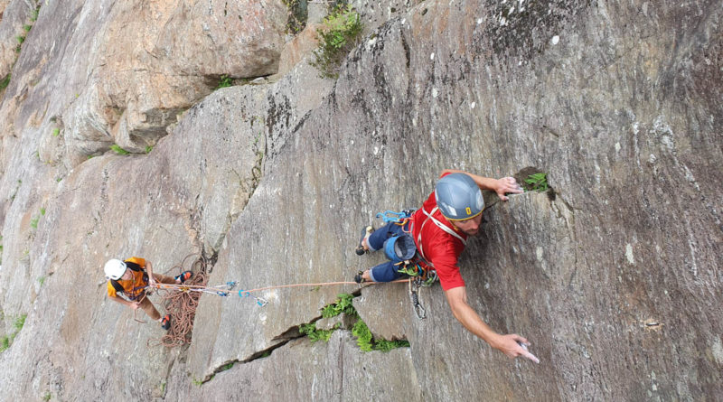 initiation escalade grandes voies