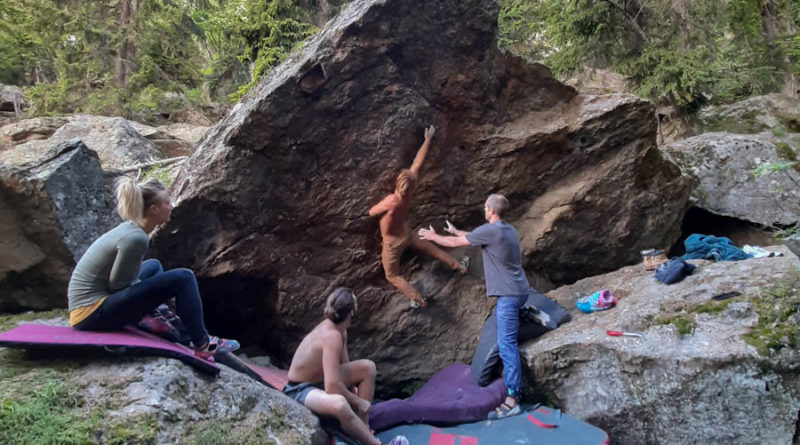 escalade bloc chamonix