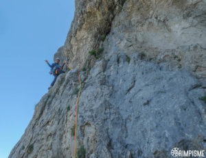 voie escalade franco suisse rochers leschaux