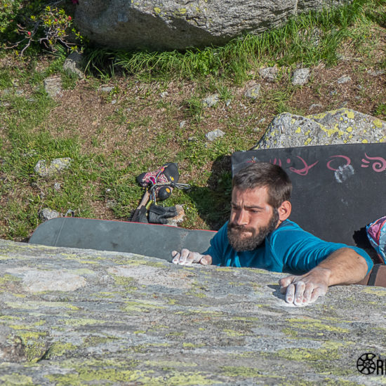 Bloc au Plan Aiguille Chamonix