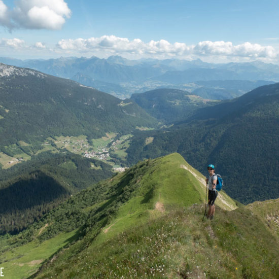 Sur les arêtes du Reposoir