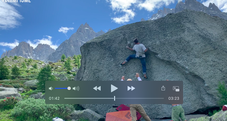 bloc plan aiguille chamonix