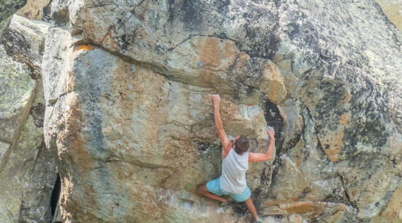 escalade bloc roche moutche aussois