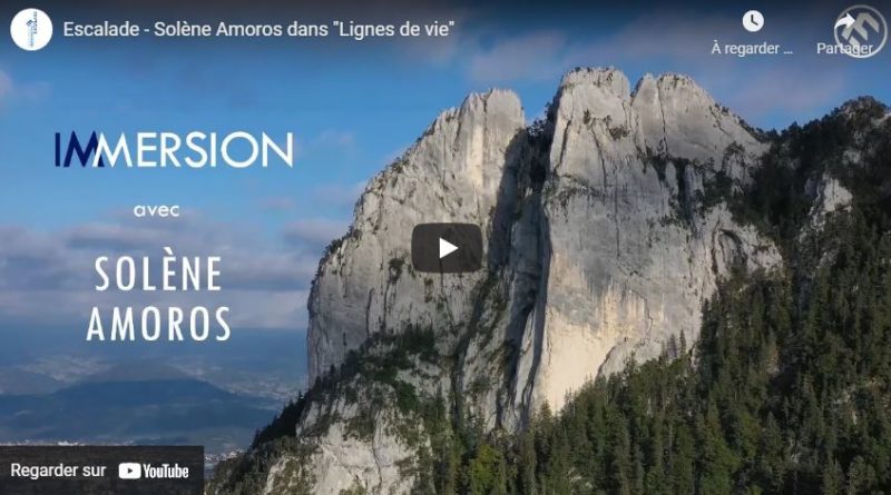 solene amoros ligne vie escalade