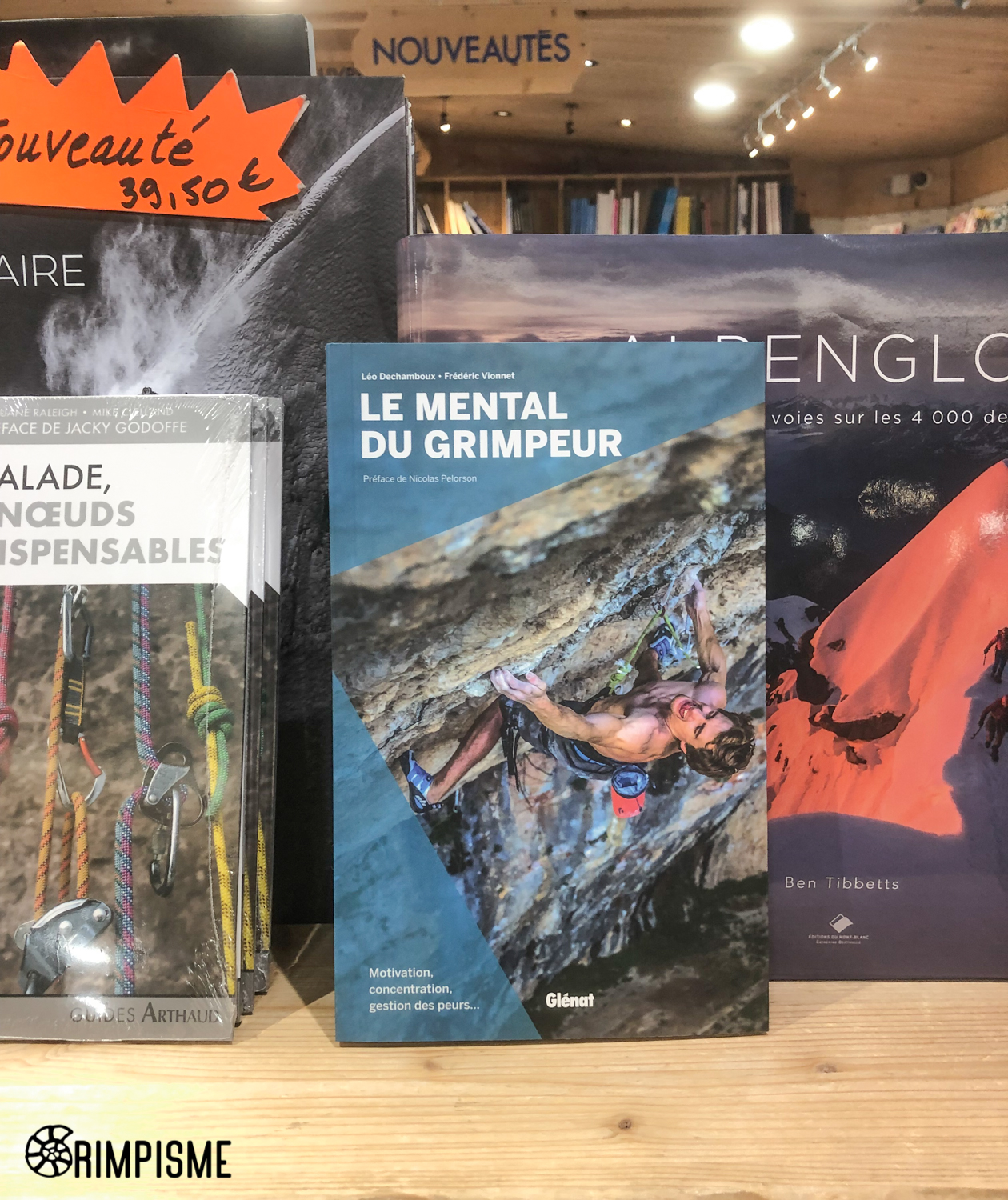 Préparation mentale escalade, livre Le mental du Grimpeur