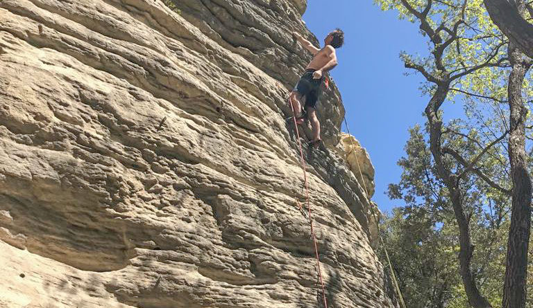 escalade stage buoux