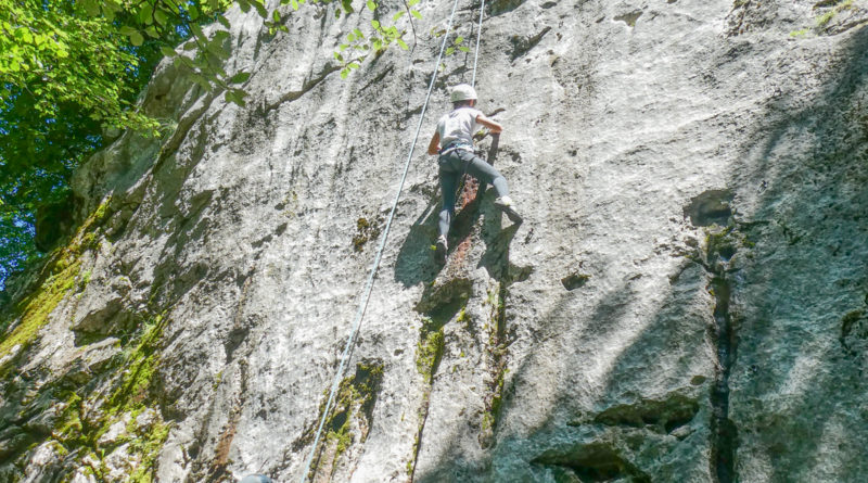 escalade plaine joux haute savoie rocher blanc