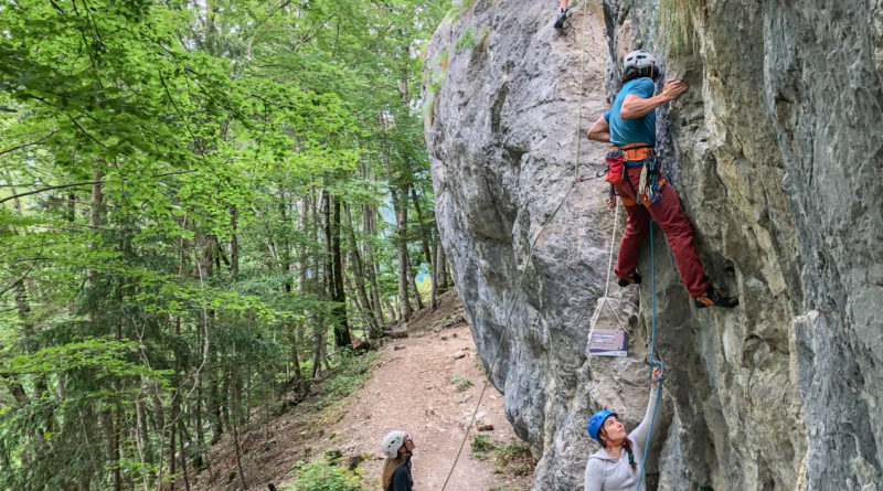 escalade haute savoie carroz mortenaz