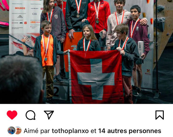 champion suisse escalade bloc Tom Tscherrig