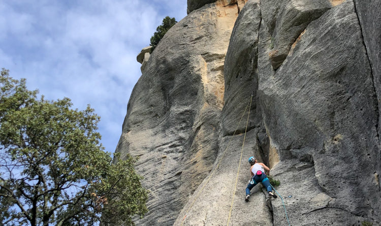 stage escalade buoux climbing