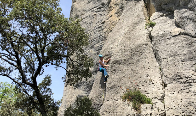 stage escalade buoux climbing