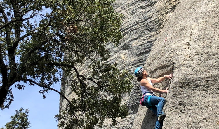 stage escalade buoux climbing