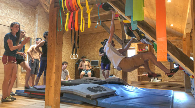 arquee libre salle entrainement escalade