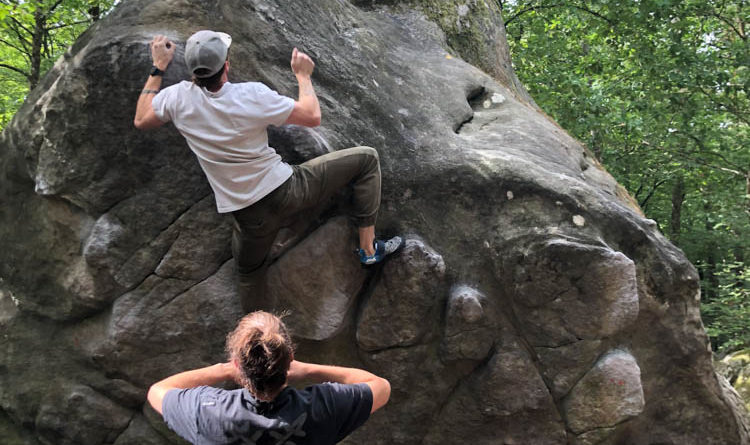bloc fontainebleau bouldering