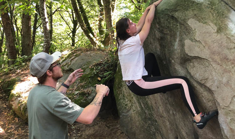 bloc fontainebleau bouldering