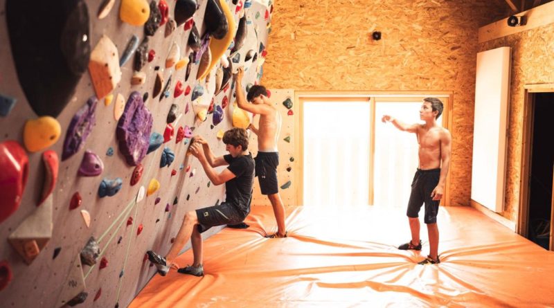 entrainement escalade jeune arquee libre fred vionnet