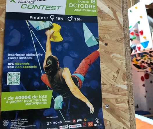 competition escalade chamonix les houches