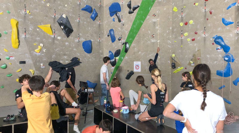 entrainement escalade competition