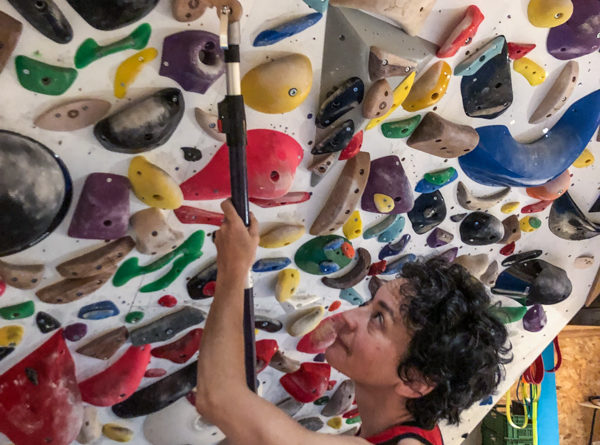 salle escalade grimpe entrainement arquee libre