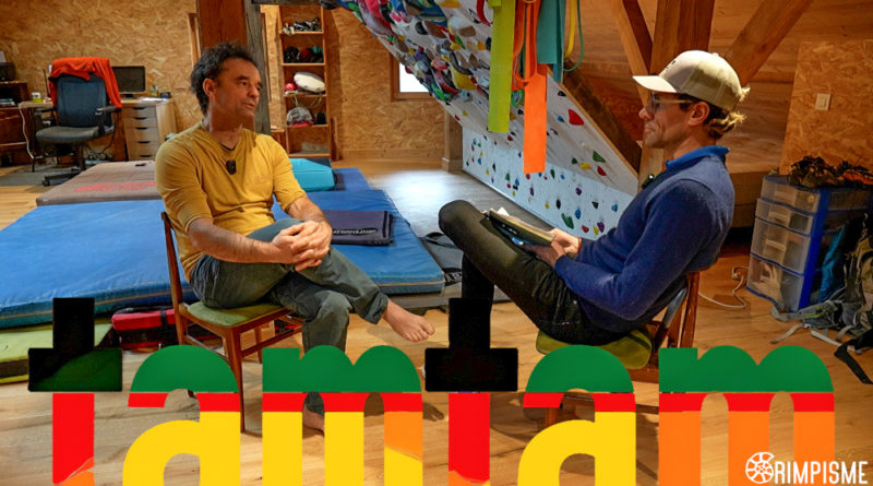 tv mountain arquée libre magland salle escalade interview